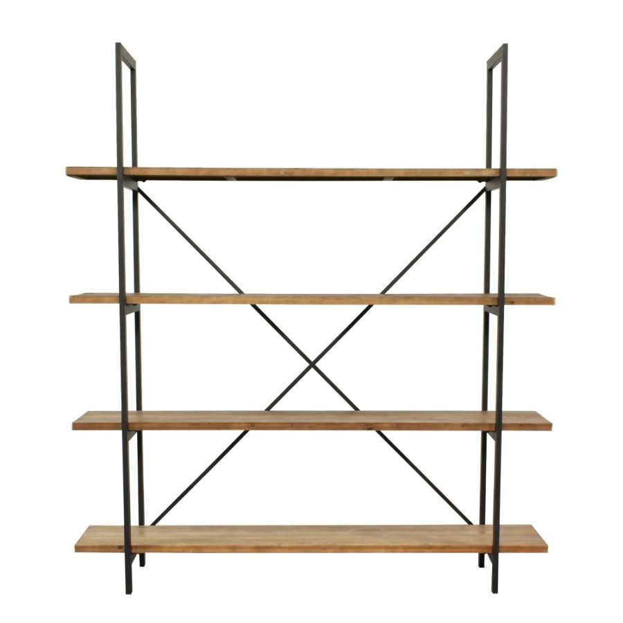 Storage Overstock  | Overstock Industrial Four Shelf Bookcase