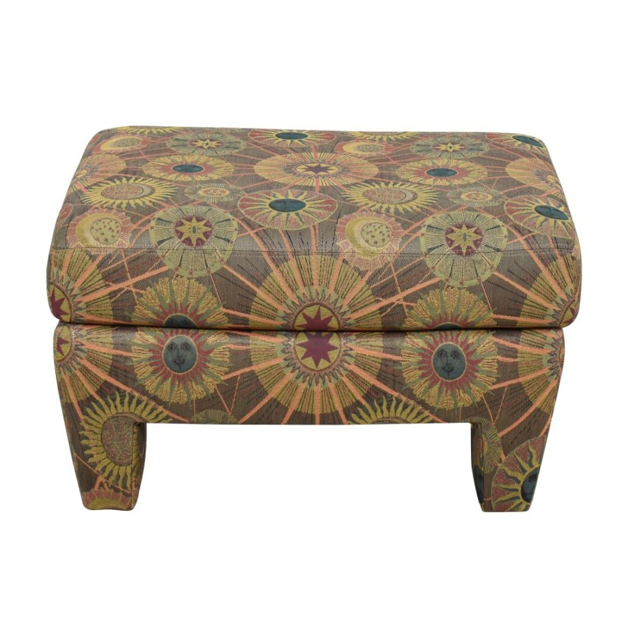 Storage Unknown  | Decorative Upholstered Ottoman