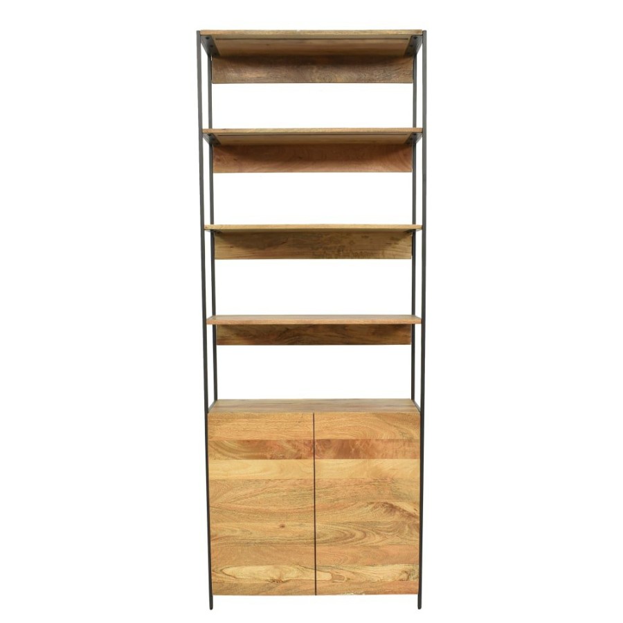 Storage West Elm  | West Elm Industrial Modular Open & Closed Storage Bookcase