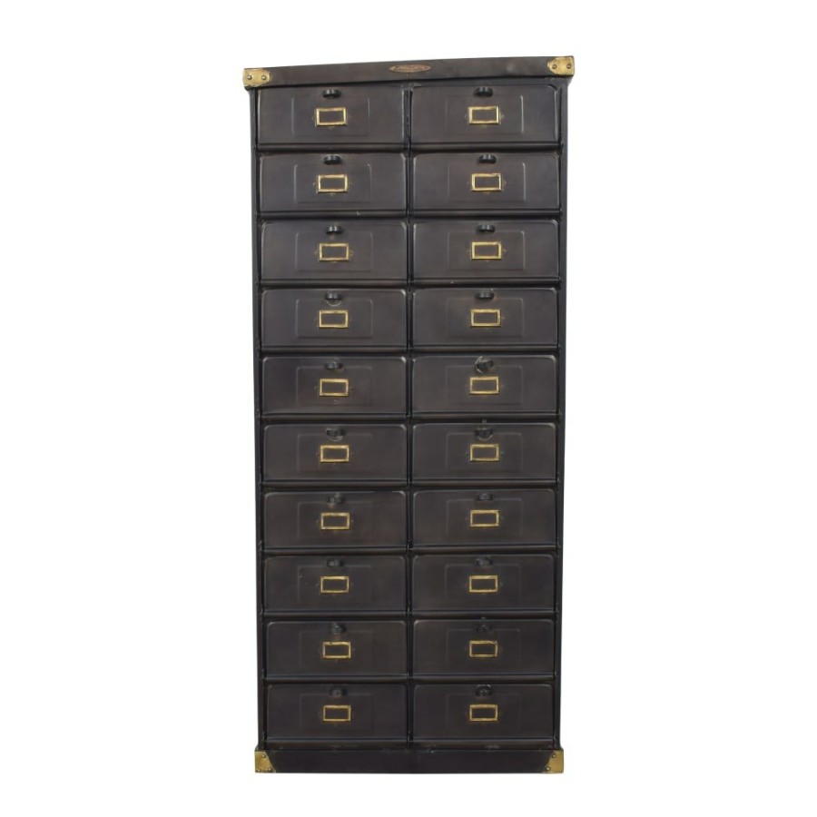 Storage Strafor  | Strafor 20 Compartment Vintage French Filing Cabinet