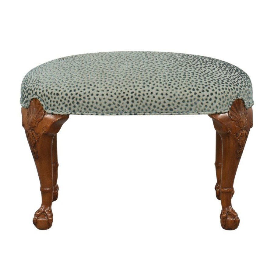 Storage Unknown  | Vintage Upholstered Footstool