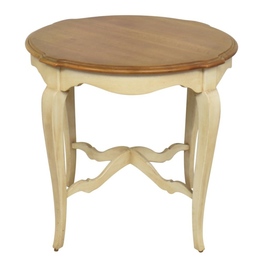 Tables Ethan Allen  | Ethan Allen Country French Round Side Table