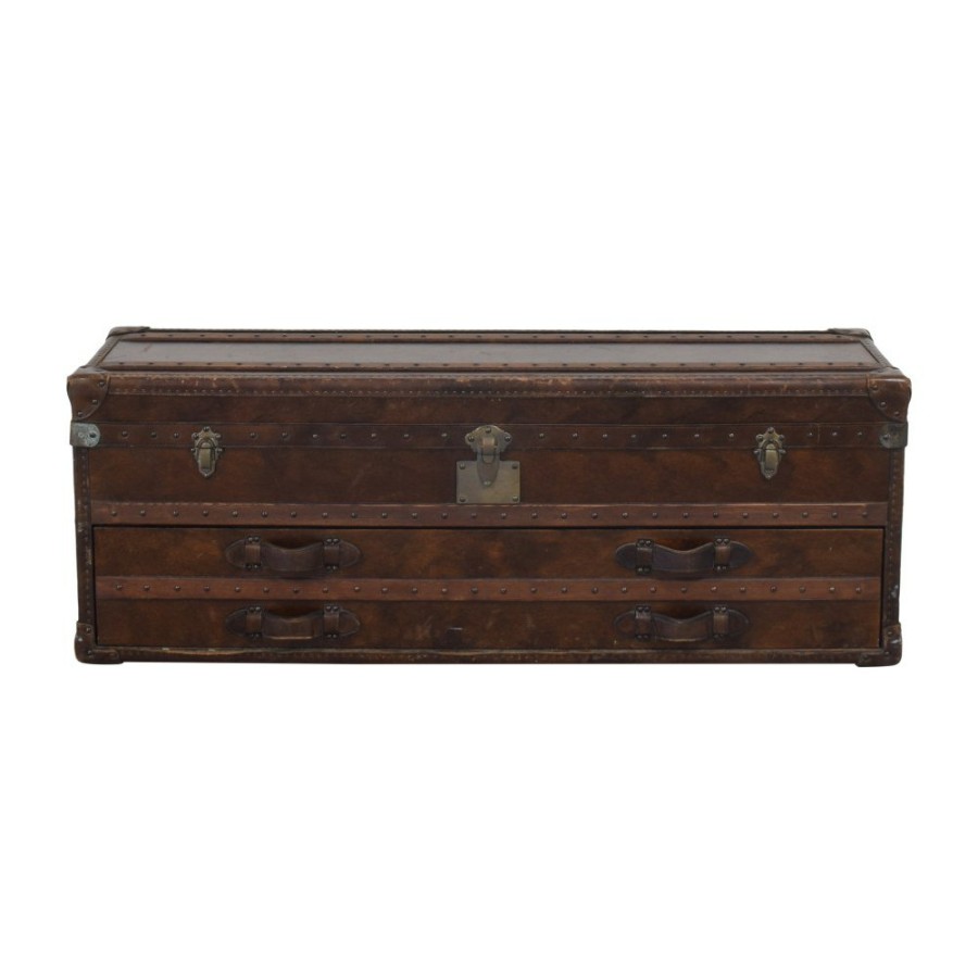 Storage Restoration Hardware  | Restoration Hardware Mayfair Steamer Trunk Low Chest