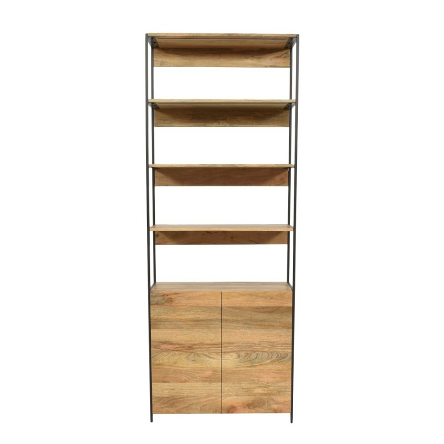 Storage West Elm  | West Elm Industrial Modular Open & Closed Storage Bookcase