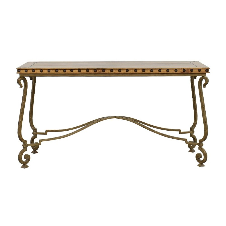 Tables Unknown  | Decorative Nailhead Console Table