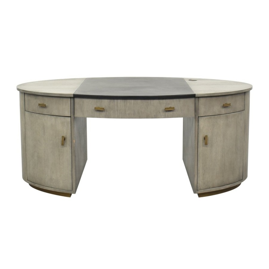 Tables Woodland Furniture  | Woodland Furniture Custom Oval Desk