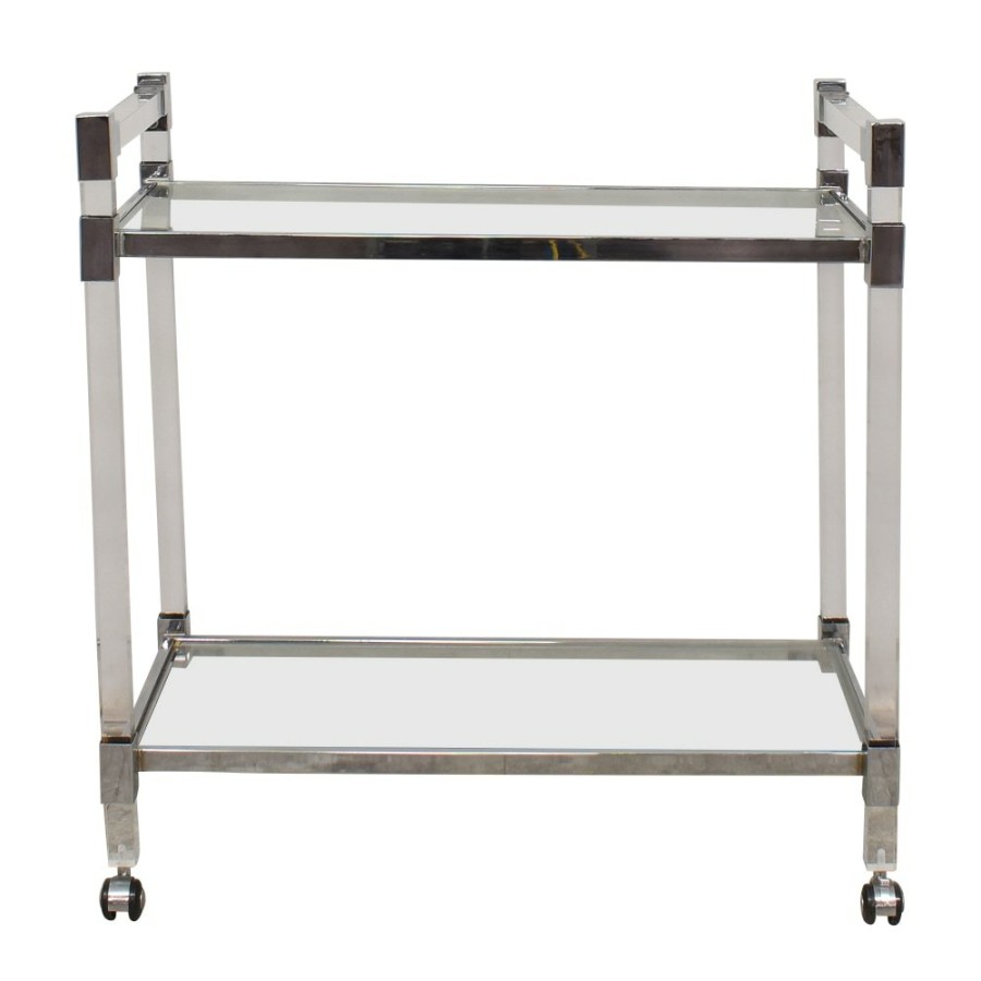 Tables Unknown  | Modern Rolling Bar Cart