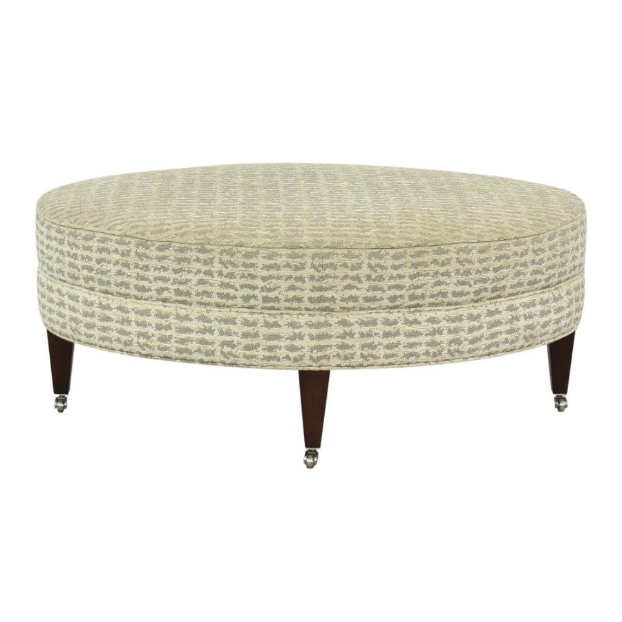 Storage Lee Industries  | Lee Industries Upholstered Oval Ottoman