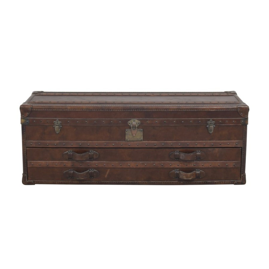 Storage Restoration Hardware  | Restoration Hardware Mayfair Steamer Trunk Low Chest