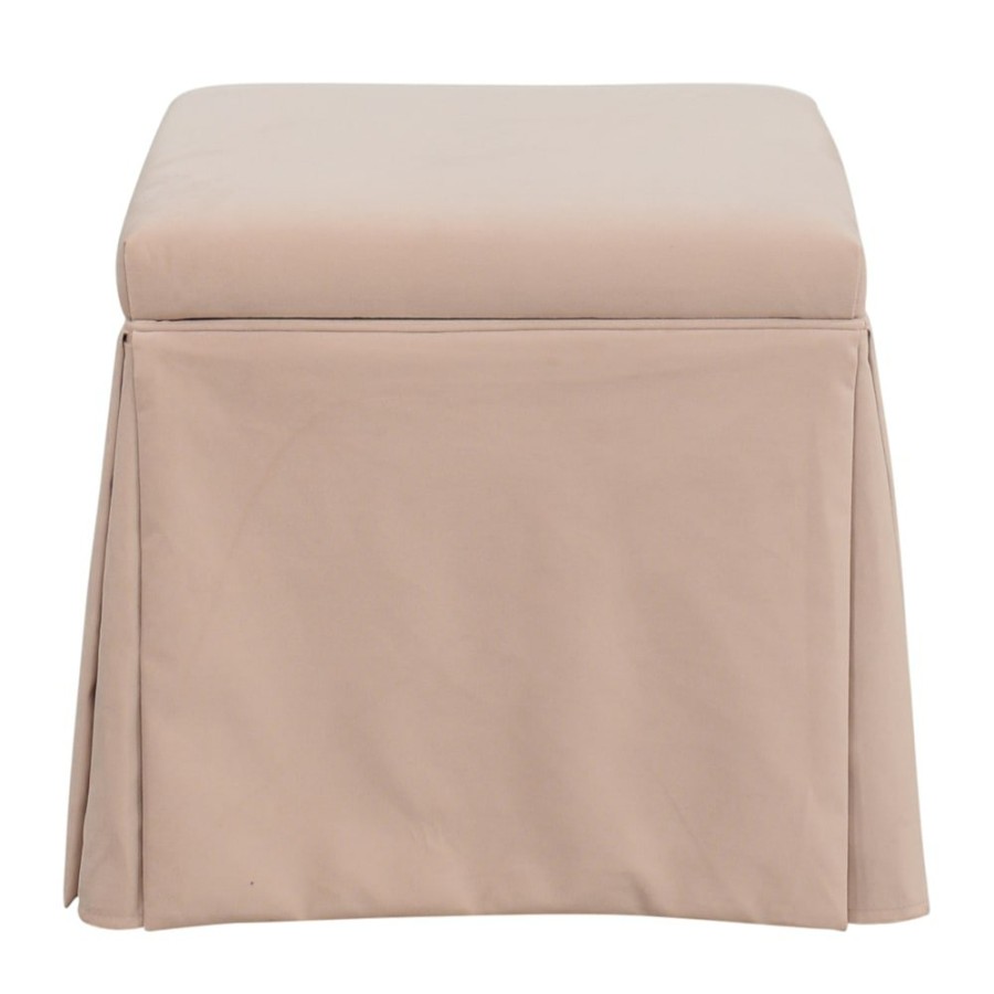 Storage The Inside  | The Inside Skirted Storage Ottoman