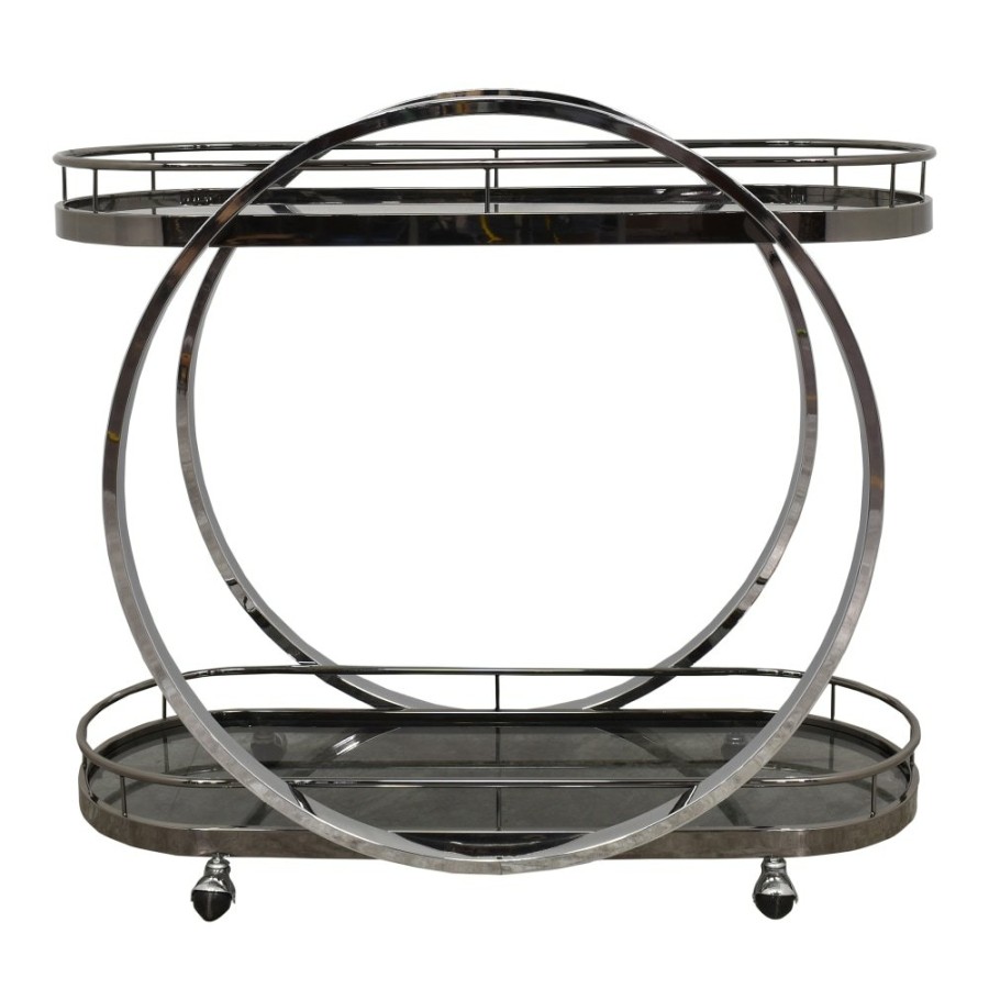 Tables Design Institute America  | Design Institute America Art Deco Style Bar Cart