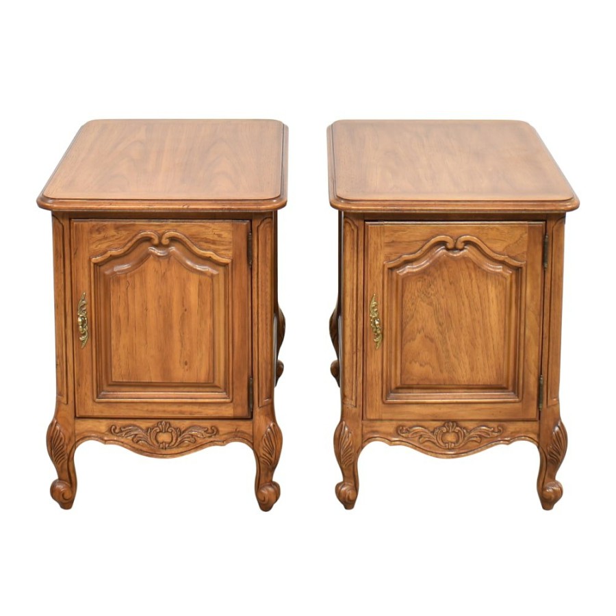 Tables Drexel Heritage  | Drexel Heritage Cherbourg French Country Beside Cabinets