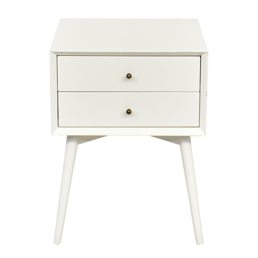 Tables West Elm  | West Elm Mid-Century Closed Nightstand