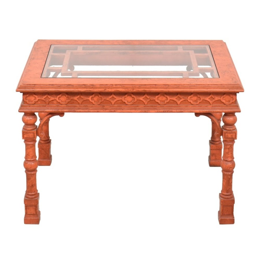 Tables Unknown  | Mid-Century Chinoiserie Accent Table