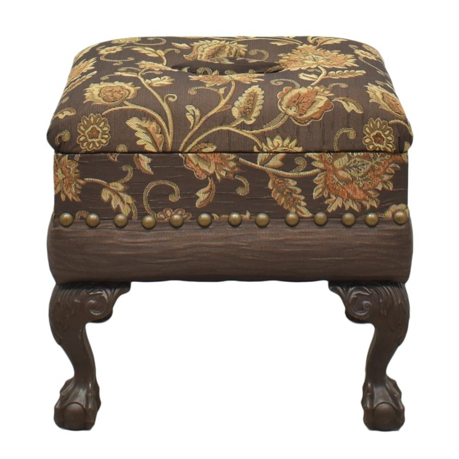 Storage Unknown  | Clawfoot Storage Ottoman