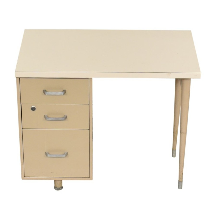 Tables Unknown  | Modern Single Pedestal Desk