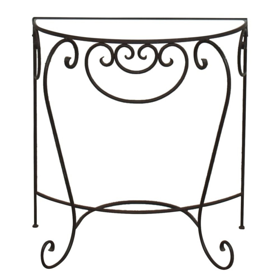 Tables Unknown  | Traditional Scroll Console Table