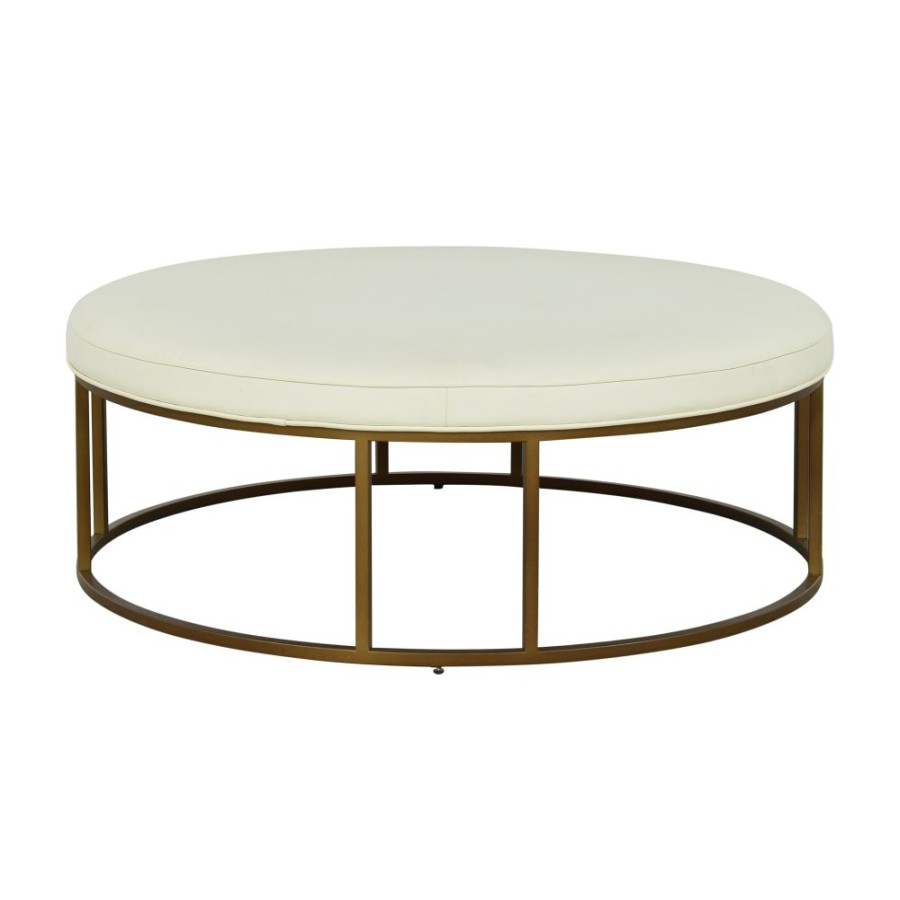 Storage Mitchell Gold + Bob Williams  | Mitchell Gold + Bob Williams Carmen Round Cocktail Ottoman