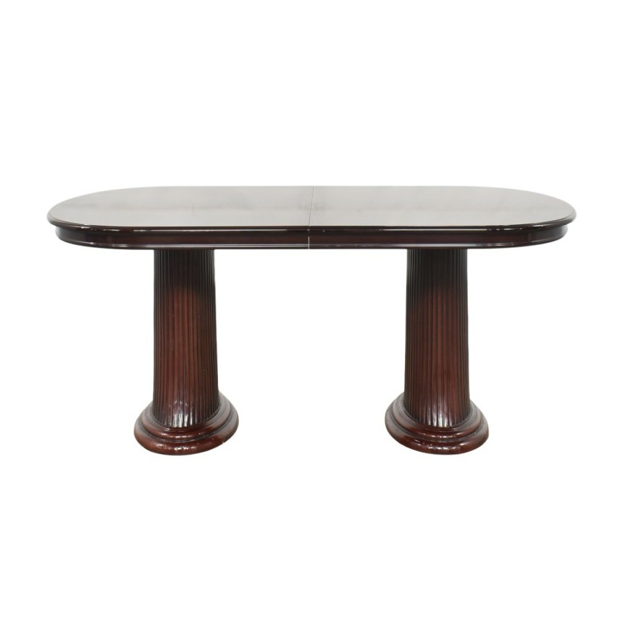 Tables Alf Italia  | Alf Italia Art Deco Double Pedestal Dining Table