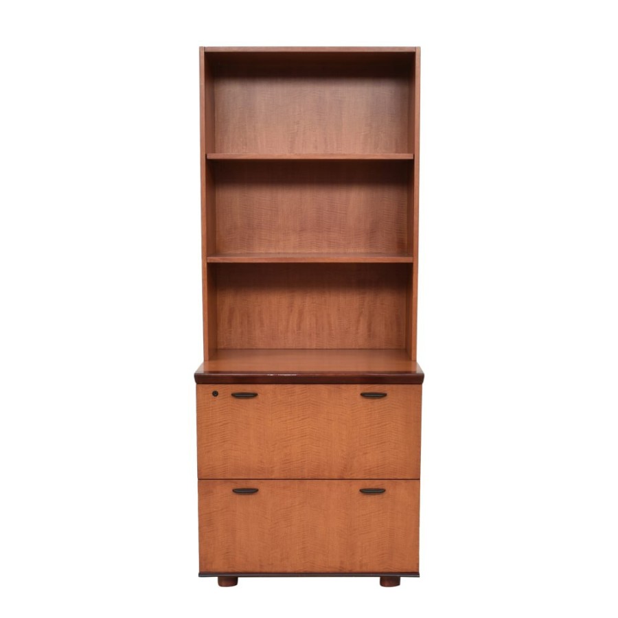 Storage Unknown  | Two Drawer File Cabinet And Bookcase