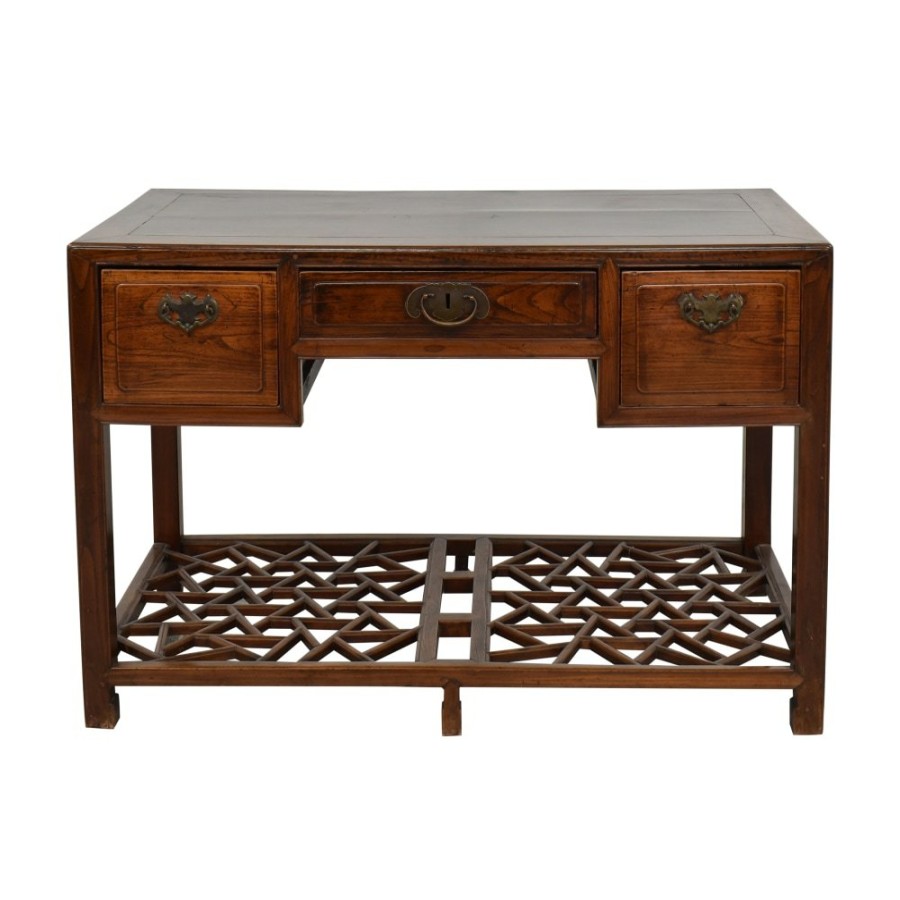 Tables Unknown  | Vintage Three Drawer Accent Table