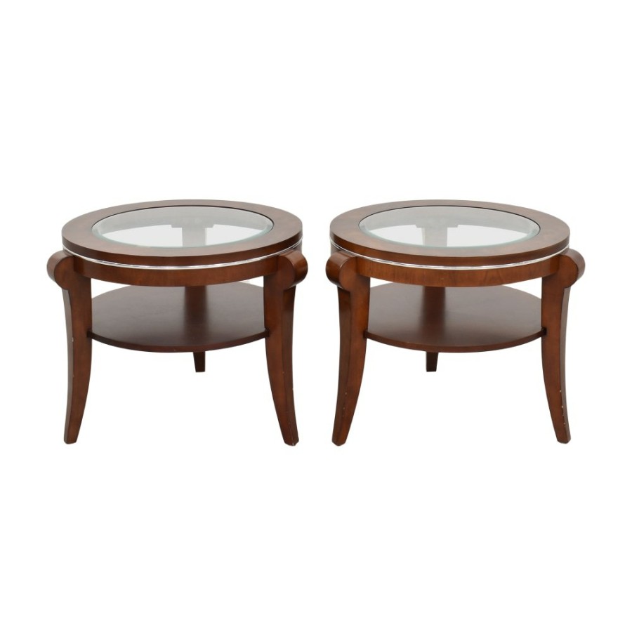 Tables Unknown  | Modern Round Side Tables