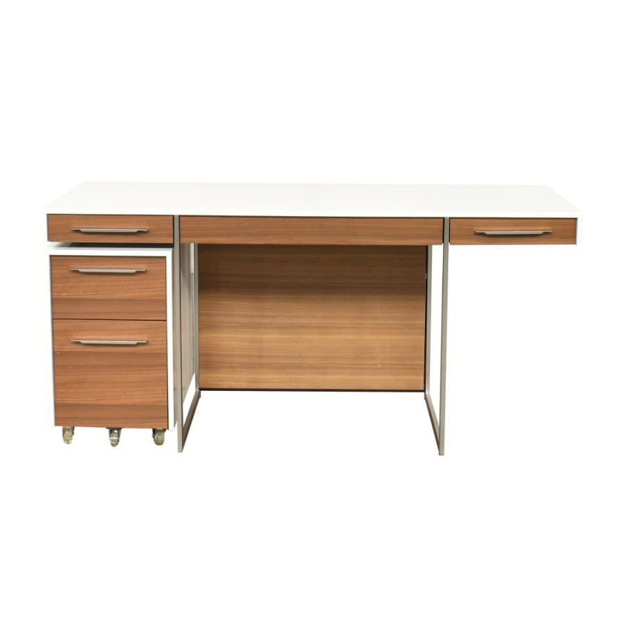 Tables BDI Furniture  | Bdi Furniture Format Desk With File Cabinet