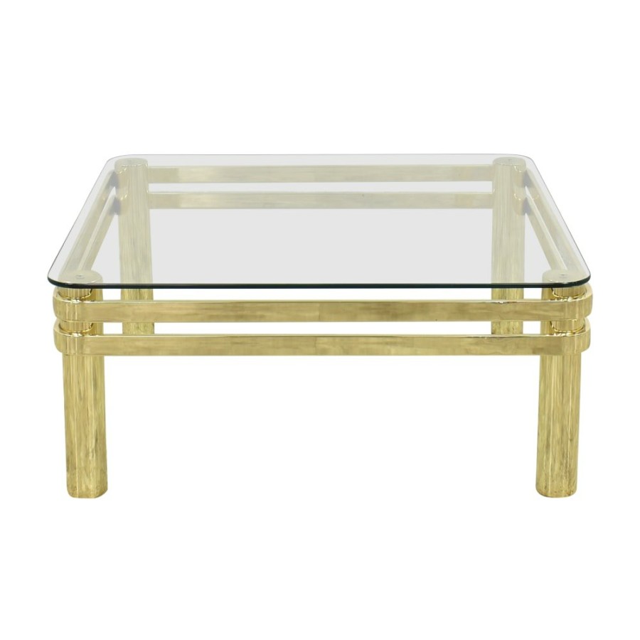 Tables Maurice Villency  | Maurice Villency Hollywood Regency Style Coffee Table