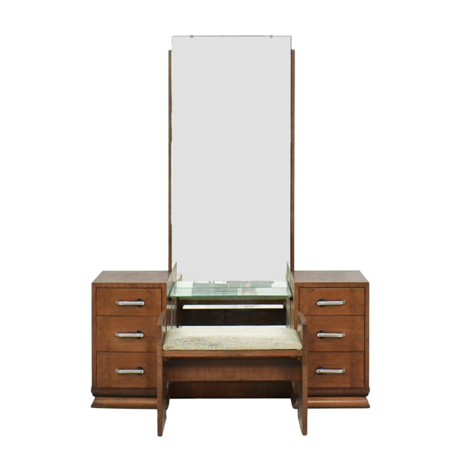 Tables Williamsport Furniture  | Williamsport Furniture Art Deco Vanity With Bench