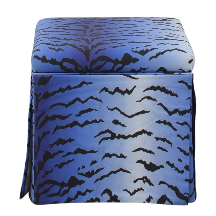 Storage The Inside  | The Inside Royal Tiger Skirted Storage Ottoman