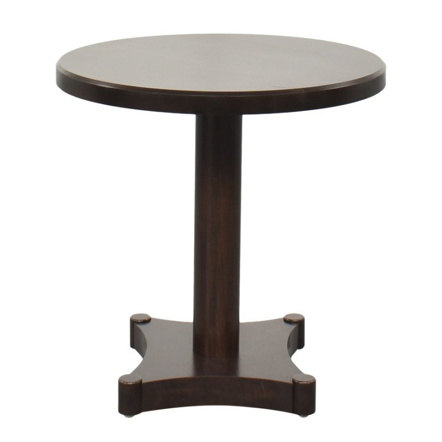 Tables Unknown  | Round Pedestal End Table