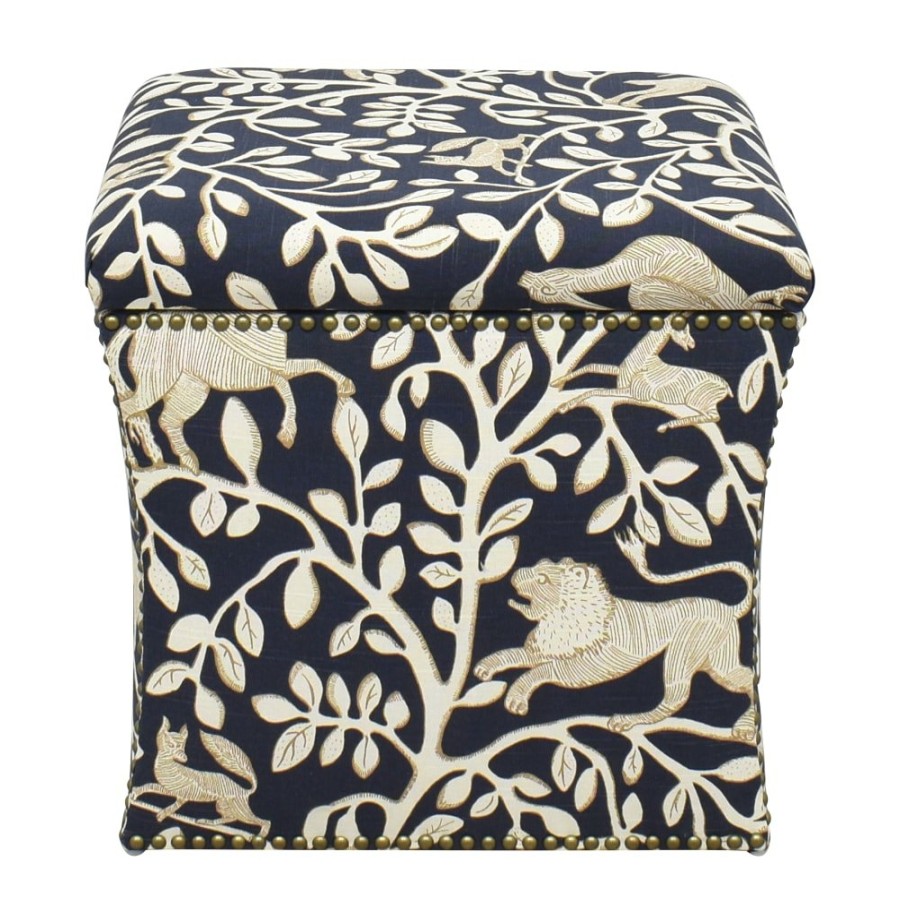 Storage Skyline Furniture  | Skyline Furniture Decorative Storage Ottoman