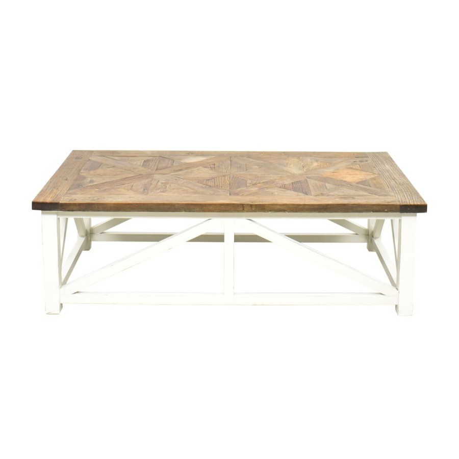 Tables Restoration Hardware  | Restoration Hardware Parquet X-Brace Coffee Table