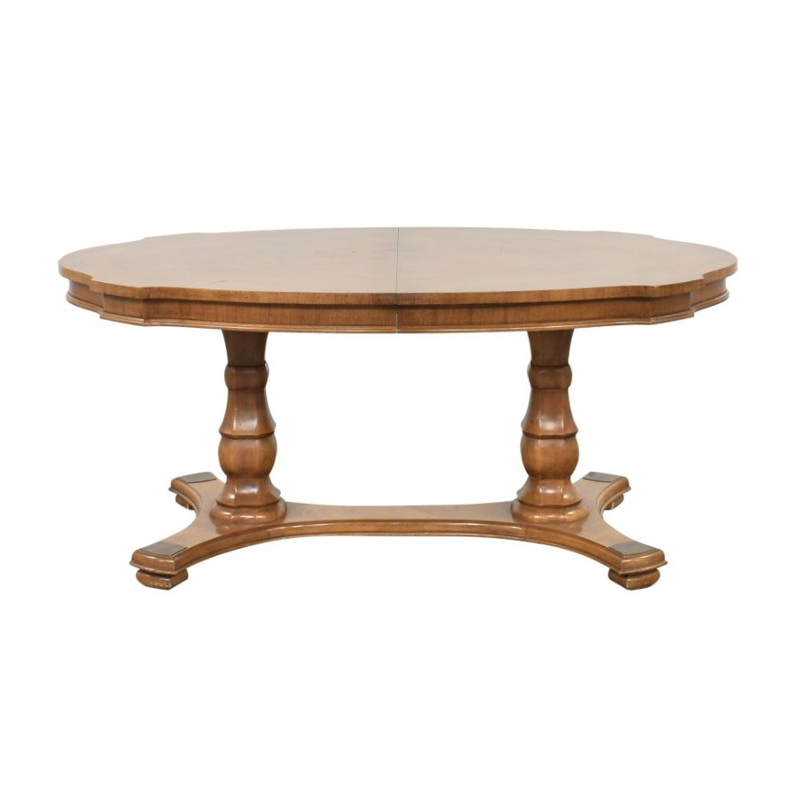 Tables Unique Furniture  | Unique Furniture Double Pedestal Extendable Dining Table