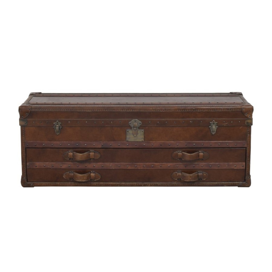 Storage Restoration Hardware  | Restoration Hardware Mayfair Steamer Trunk Low Chest