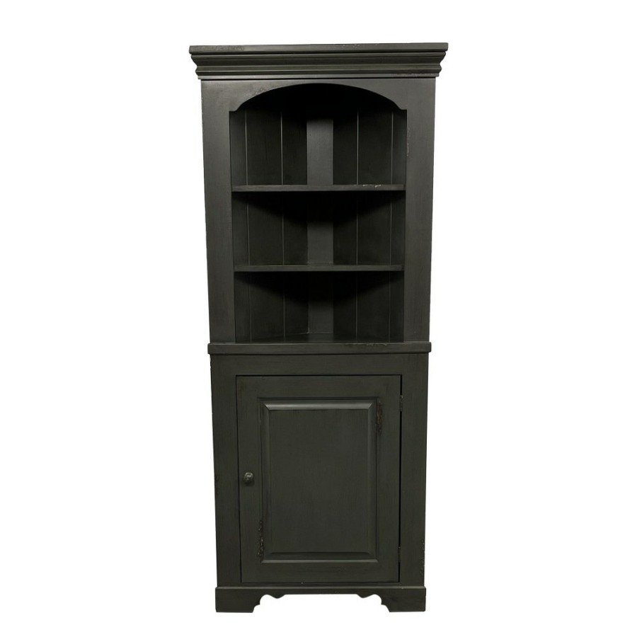 Storage Unknown  | Corner Bookcase With Cabinet