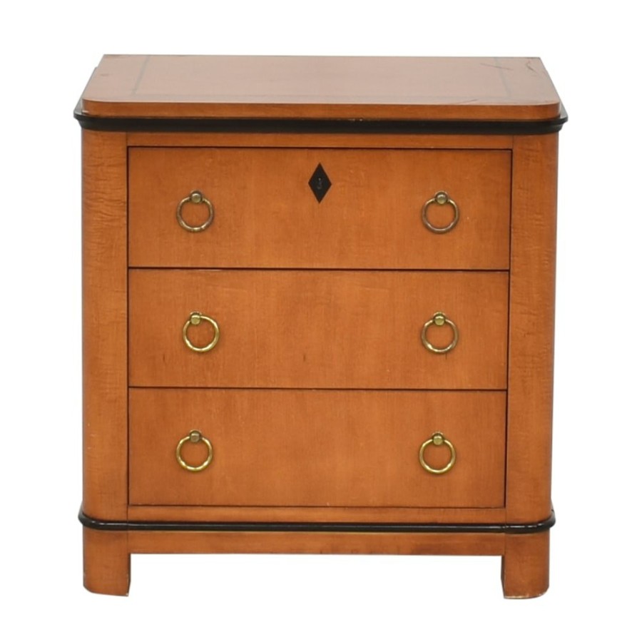 Tables Mount Airy  | Mount Airy Biedermeier-Style Three Drawer Nightstand