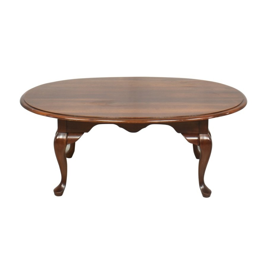 Tables Unknown  | Oval Queen Anne Coffee Table