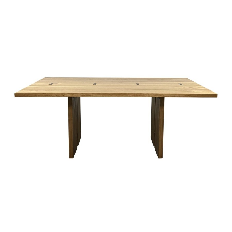 Tables Crate & Barrel  | Crate & Barrel Monarch Shiitake Dining Table