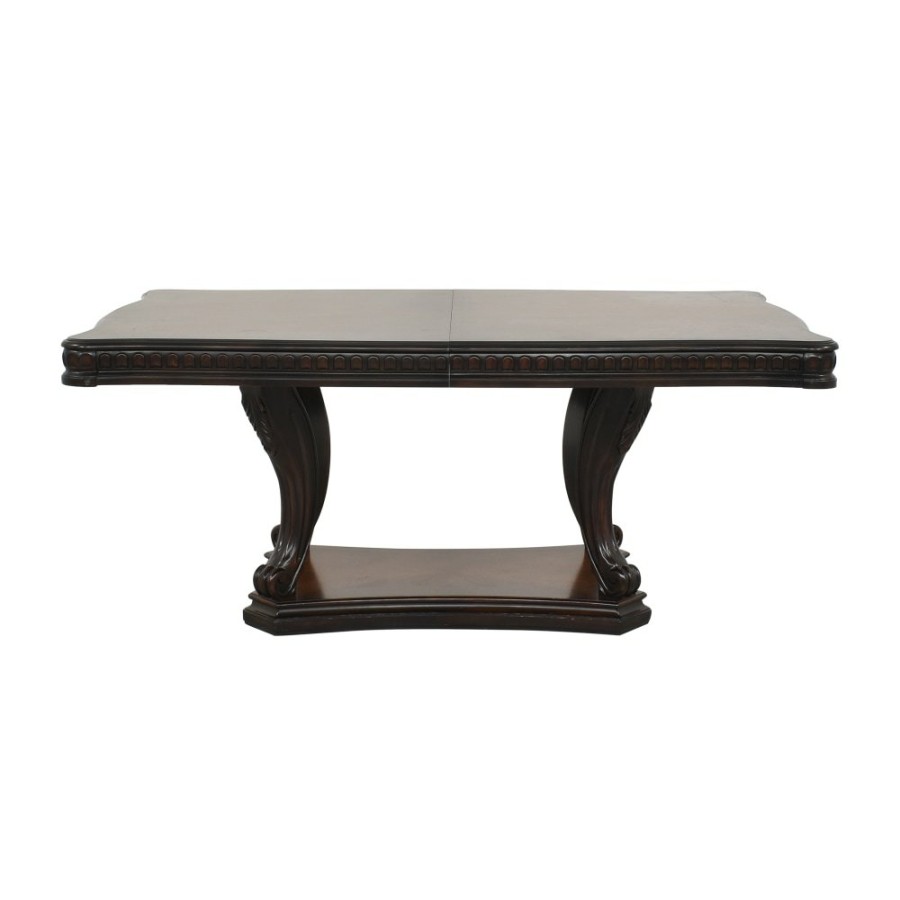 Tables Raymour & Flanigan  | Raymour & Flanigan Bradford Heights Pedestal Dining Table