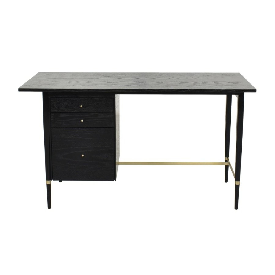 Tables CB2  | Cb2 Connoisseur Desk With Drawers By Paul Mccobb