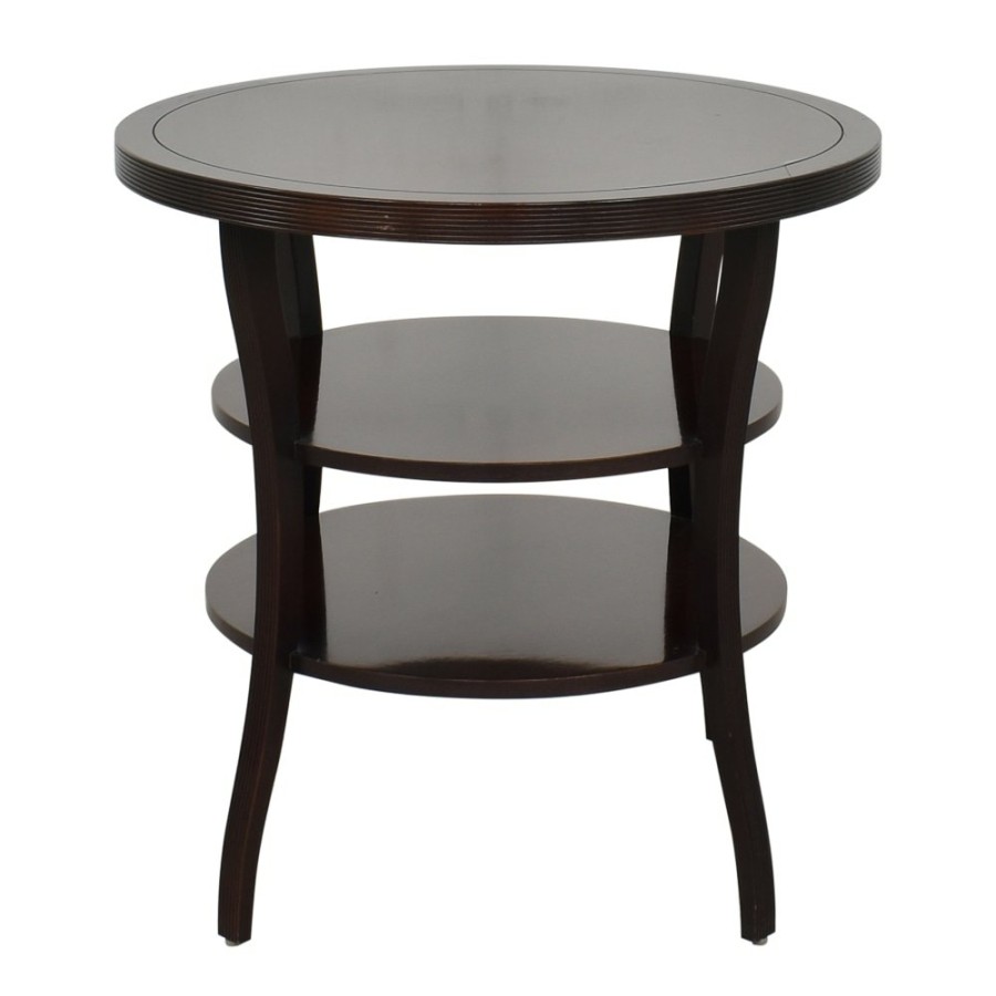 Tables Baker Furniture  | Baker Furniture By Barbara Barry Round Tiered Side Table