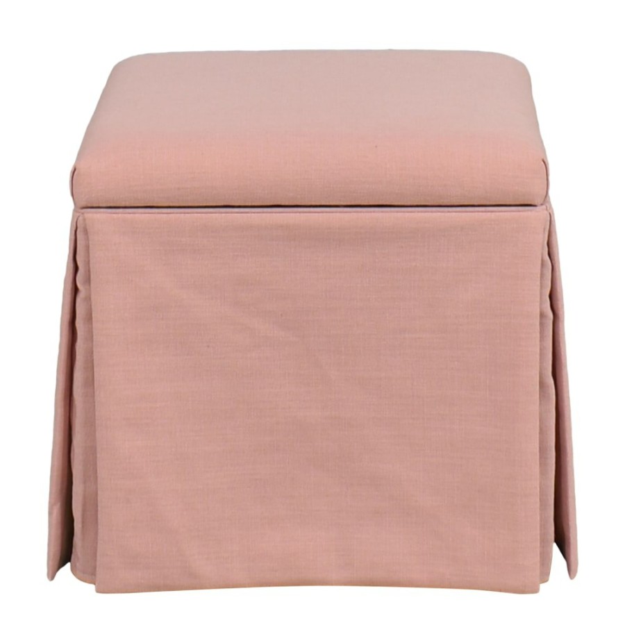 Storage The Inside  | The Inside Skirted Storage Ottoman