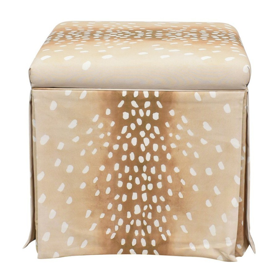 Storage The Inside  | The Inside Skirted Storage Ottoman