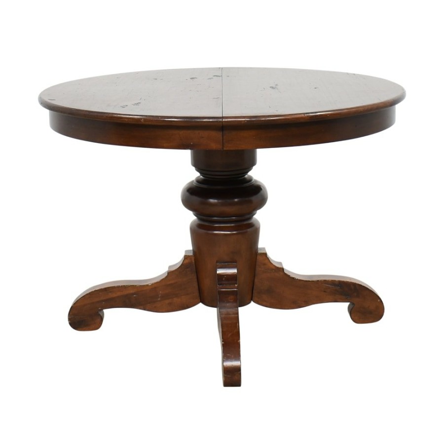 Tables Pottery Barn  | Pottery Barn Extendable Pedestal Dining Table