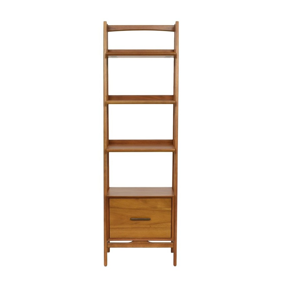 Storage West Elm  | West Elm Mid-Century Bookshelf With Drawer