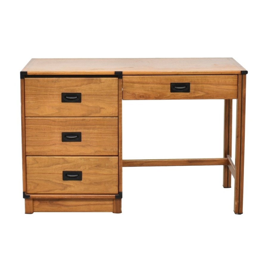 Tables Drexel  | Drexel Mid Century Modern Campaign Style Desk