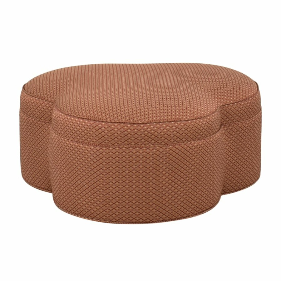 Storage Unknown  | Trefoil Upholstered Ottoman