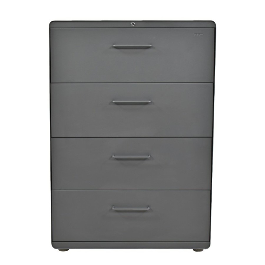 Storage Poppin  | Poppin Stow Four Drawer Lateral File Cabinet