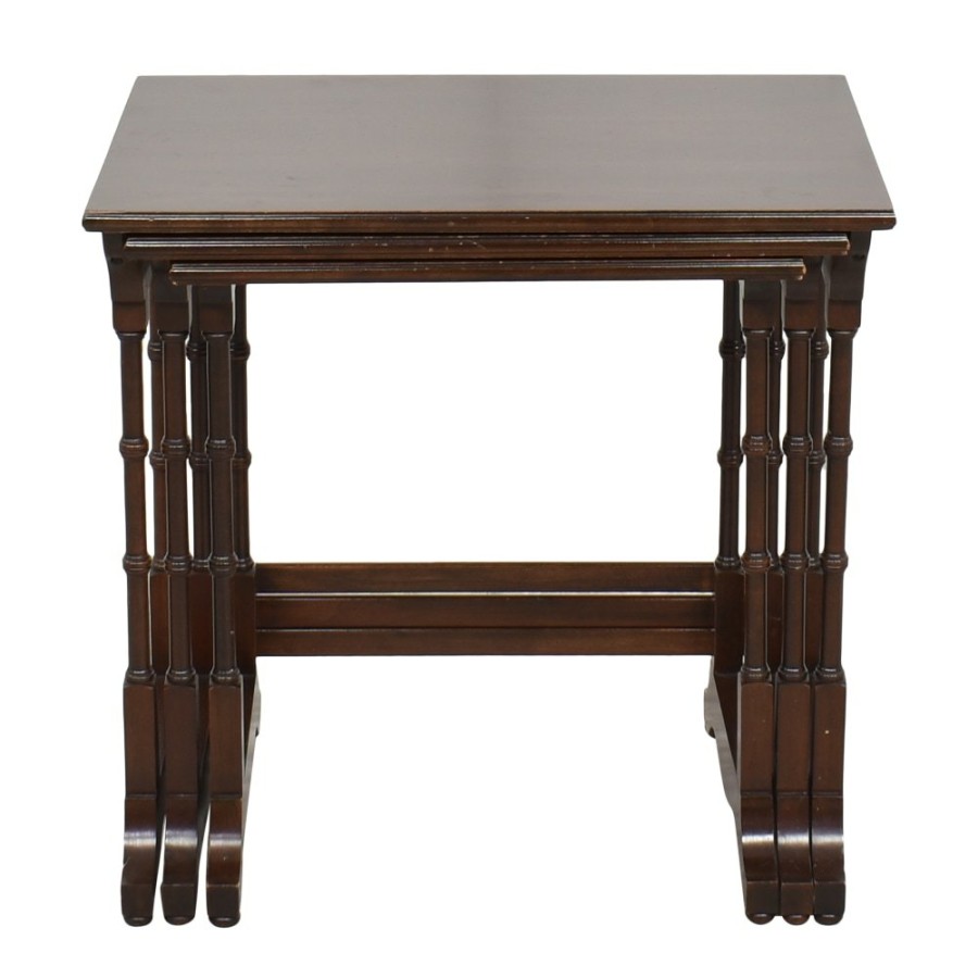 Tables Ethan Allen  | Ethan Allen Mid Century Nesting Tables